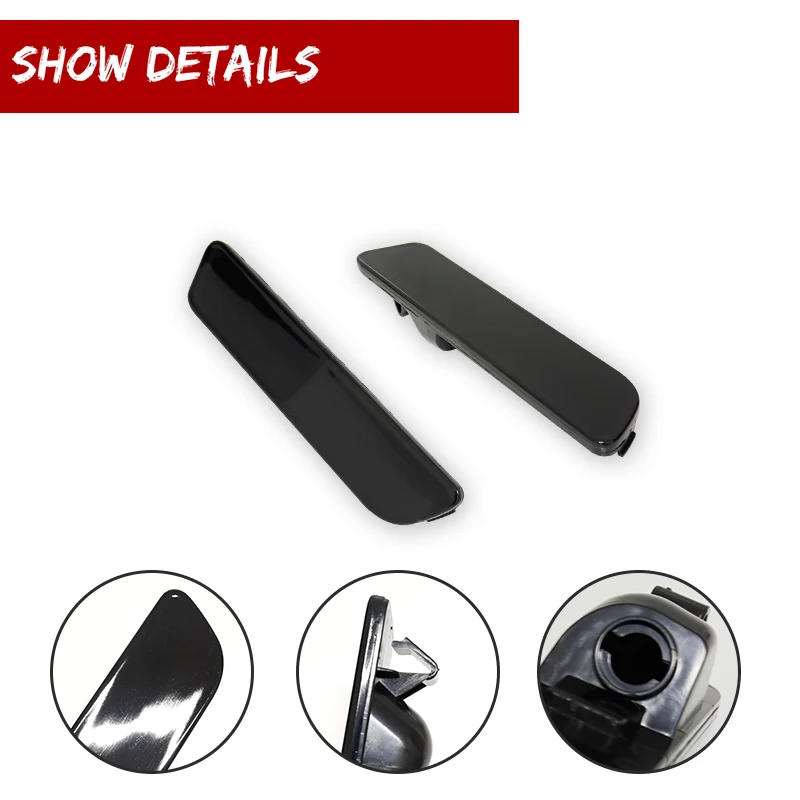Smoked /Clear Lens Rear Bumper Side Marker Indicator Light Fender Flare Light Housings For 2005 2006 2007 2008 2009 Ford Mustang