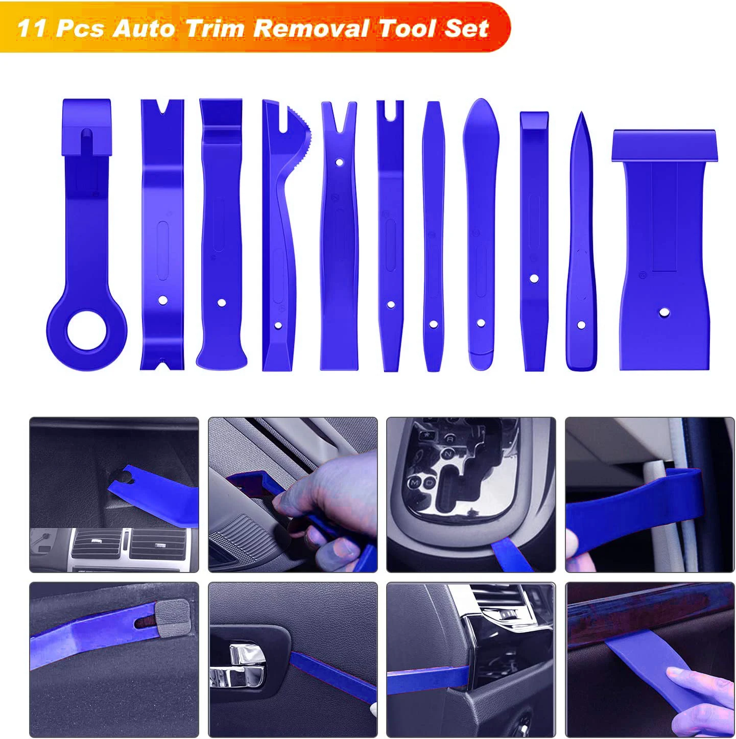 Universal Car Disassembly Trim Tool Auto Repair Sound Audio Removal For Automobile Clamps Mixed Size Fasteners Clip Complete Kit