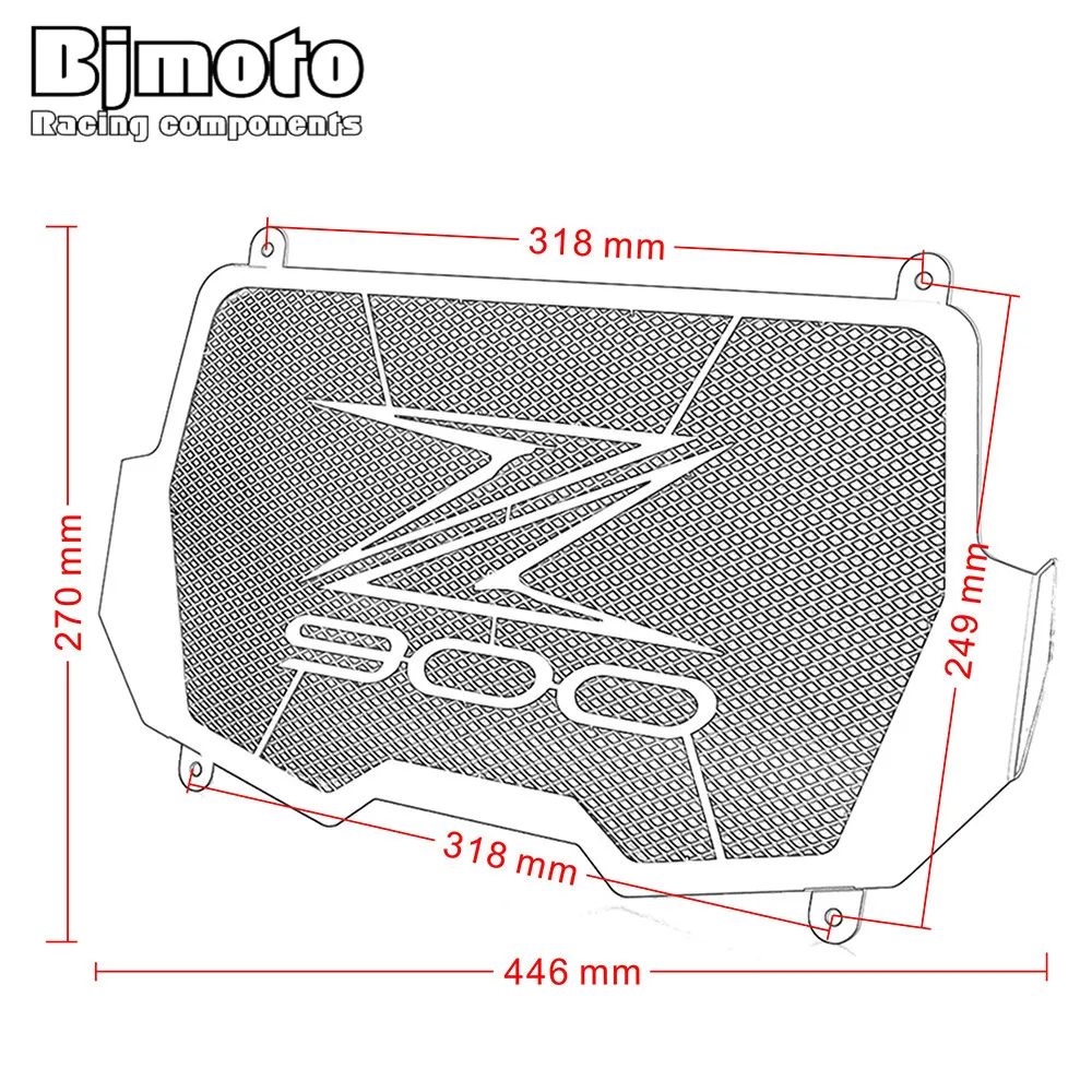 Radiator Trim Cover Grill Guard Grille Protector For Kawasaki Z900 SE ABS 2017 2018 2019 2020 2021 2022 2023 50th Anniversary