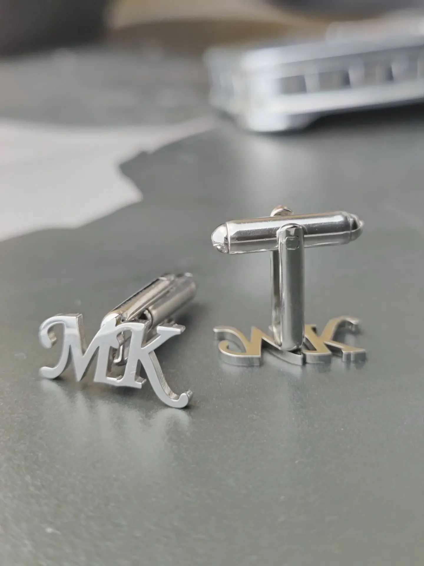 Customized Name Cufflinks Fashion Mens Shirts Cufflinks Wedding Jewelry Gifts W241109