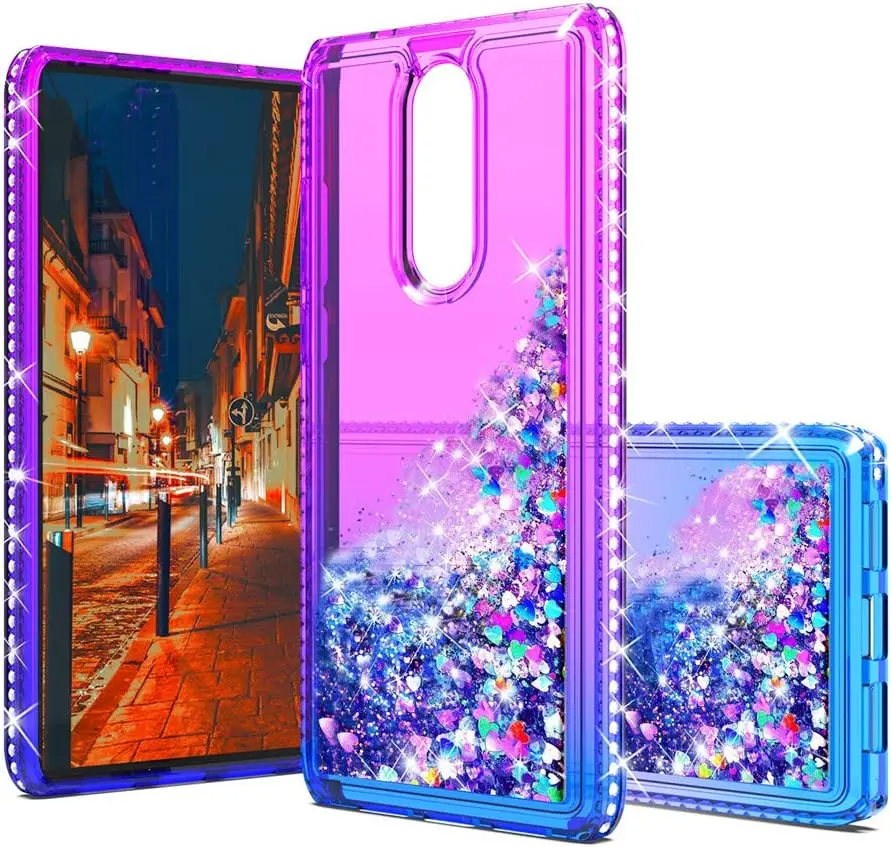 For Coolpad new Legacy/Alchemy Shockproof Glitter Liquid Bling Dia Quicksand Case Transparent 2025 Phone Protective Cover