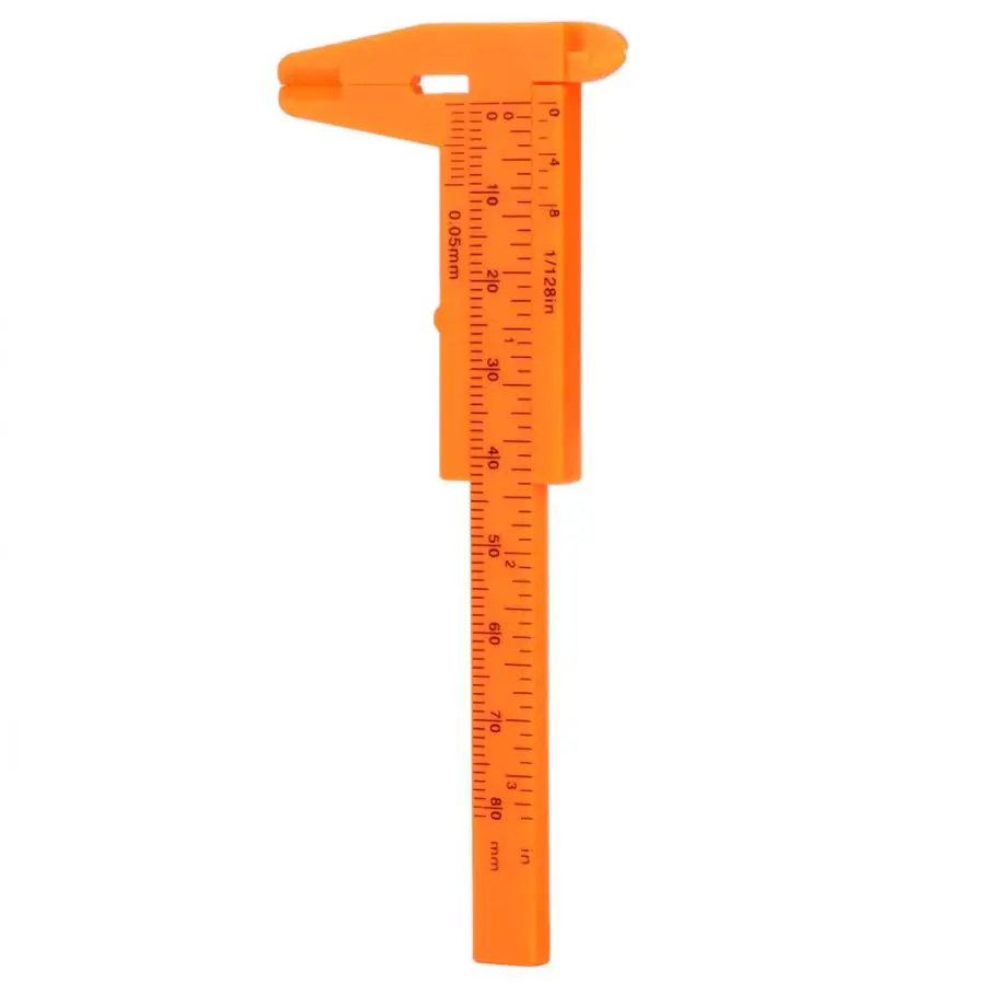 Guide Eyebrow Plastic Caliper Ruler Double Scale Sliding Gauge Reusable Tattoo Permanent Makeup Eyebrow Eyelash Measuring ddmysmile Ruler Smile