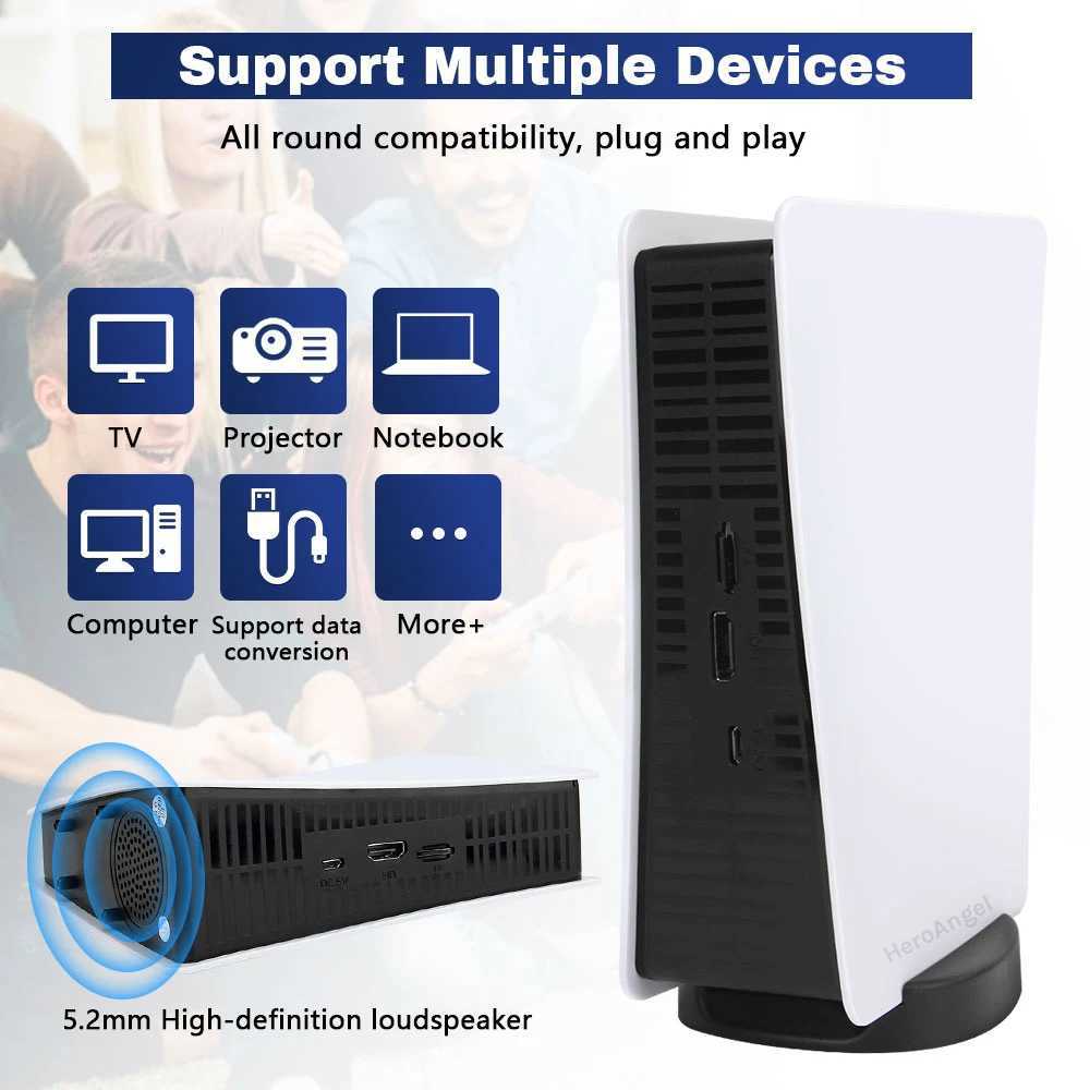 New M5-PS5 game console video game console 20000 retro arcade games built-in speaker 2.4G wireless controller suitable for PS1/CPS/FC/GBA Y241109