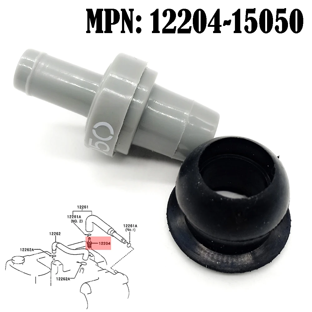 Car Engine PCV Vent Valve Grommet Seal 12204-15050 12204-11040 For Toyota Corolla Celica Camry CHEVROLET Suzuki Honda Acura