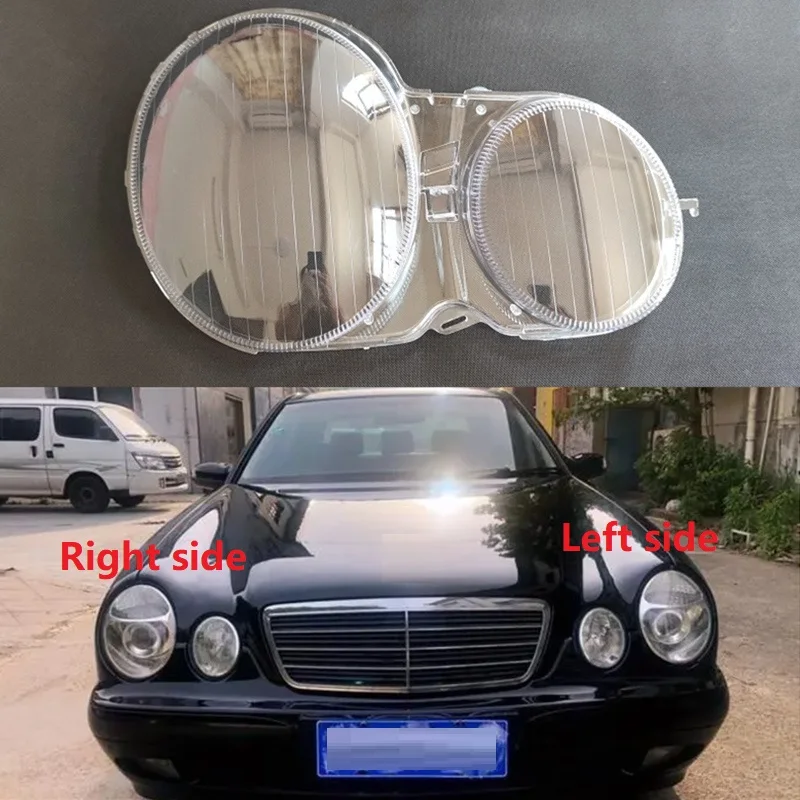For Benz W210 E200 E240 E260 E280 E320 E430 2000 2001 2002 2003 2004 2005 Headlamp Glass Cover Headlight Lens Shell Lampshade