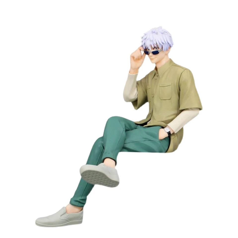 100% Original Genuine FuRyu Jujutsu Kaisen 10cm Gojo Satoru Noodle Stopper Figure For Boy Christmas Present