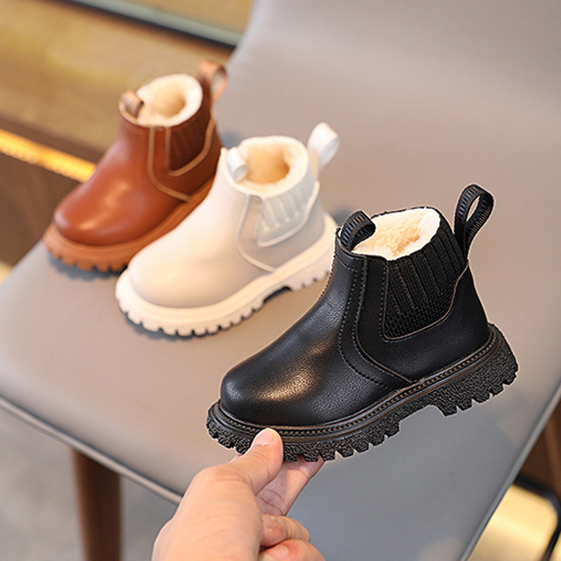 Autumn Winter Baby Kids Short Boots Super Warm Boys Girls Shoes Littlesprouts Pu Leather Children Boots Fashion Toddler Boots Kids Snow Shoes Sizes 21