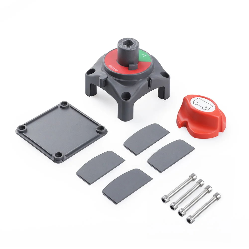 12V 300A Key Battery Selector Isolator Disconnect Rotary Switch Circuit Cutter for Camper Car Auto RV Marine Boat