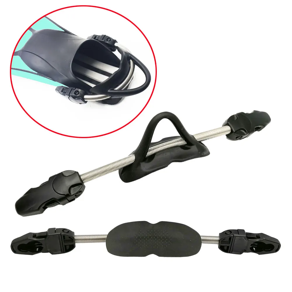 Diving 1 Set Fin Spring Heel Strap with Quick Release Buckles Open Heel Snorkeling Dive Fins Accessories smile