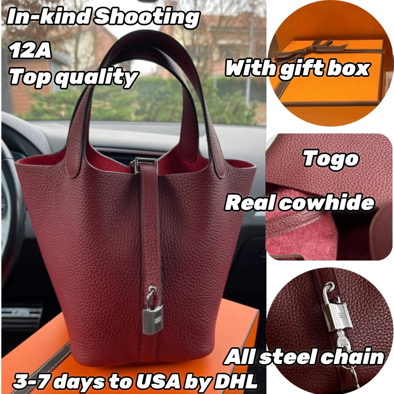 10A Retro Mirror Quality Designer tote Women's Crossbody Bag 18cm 22cm 26cm Handmade authentic cowhide top quality classic open bag gift box