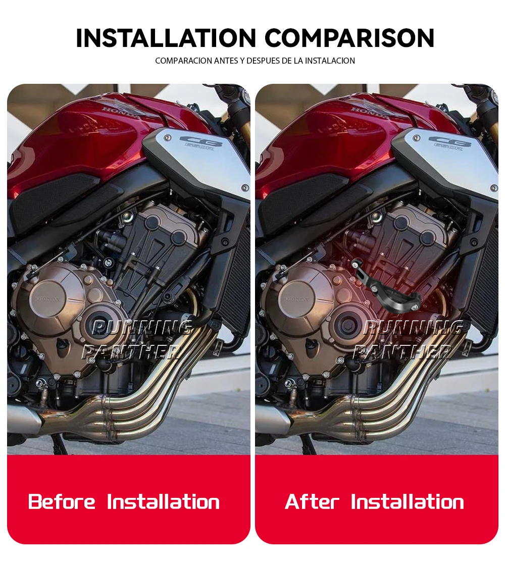 new Motorcycle Engine Guard Anti Crash Frame Slider Falling Crash Protector Cover FOR HONDA CB650R 2025 CB650F CB 650 R F CB 650R 650F