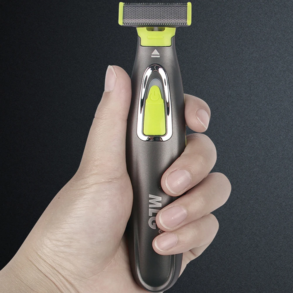 T Shaped Blade Electric Shaver for Men and Women Portable Full Body Trimmer USB Charging Razor for Beard Armpit for Washable