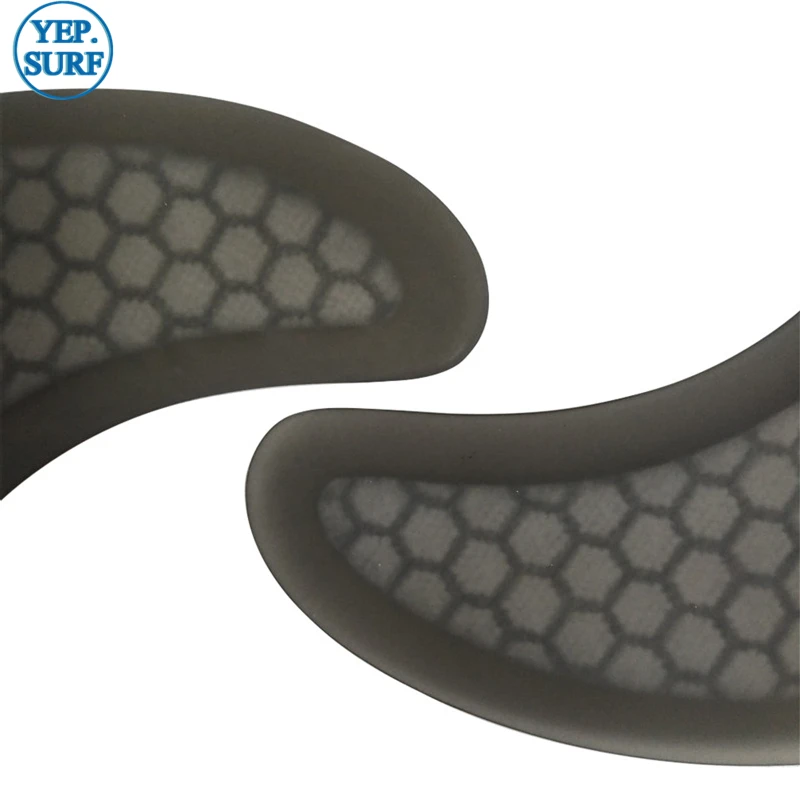 FCS S/M/L UPSURF FINS Tri Fins Honeycomb Fiber Surfboard Fins Quillas Surf Accessories Top Performance smile