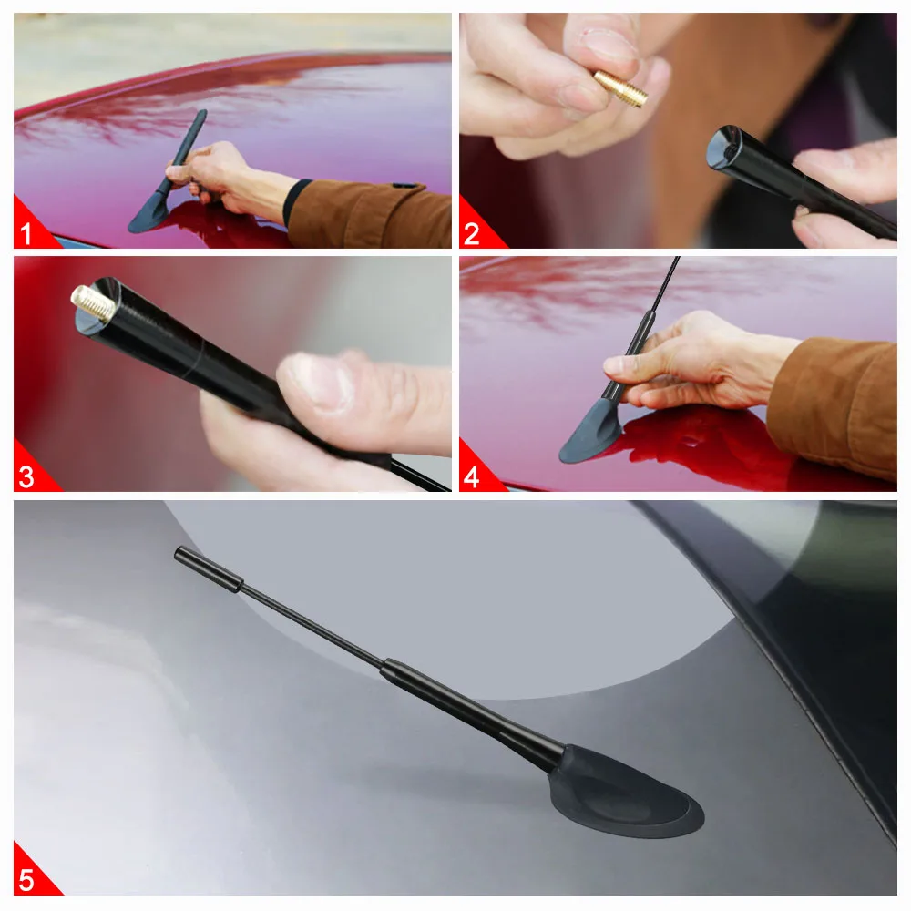 17cm Car Roof Radio Antenna Long Strong Signal Aerial For Smart Eq Fortwo Forfour 453 451 452 450 454 Roadster Car Accessories
