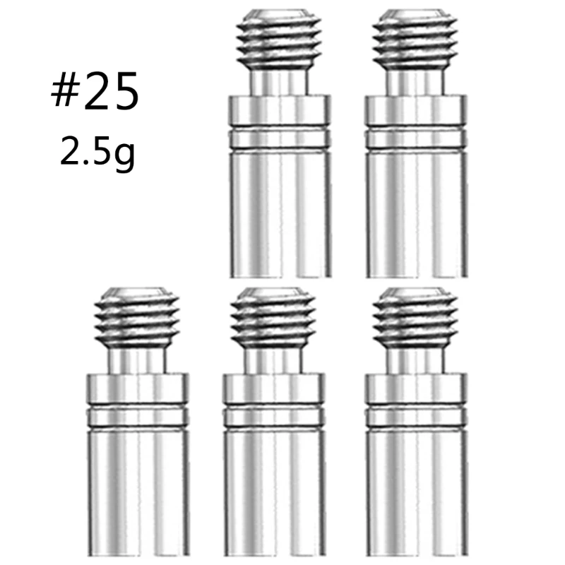Brass ddmysmile Pcs N0ha 5 Weight Add Accentuator Tool 2Ba Thread Counterweight Hardware Fittings Weight Replacement Parts Smile