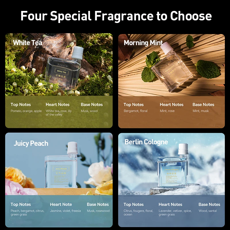 Car Air Freshener For Auto Car Dual-Port Perfume Diffuse Cup Holder Smart APP Control Car Fragrance Atomized Car Diffuser