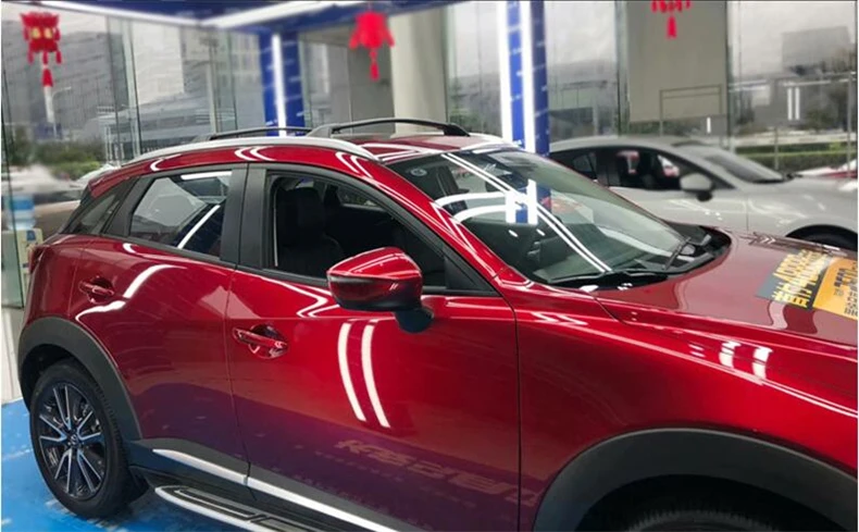 Roof Rack Cross Bar For Mazda CX3 CX-3 2015-2023 Luggage Racks Carrier Bars Top Rail Boxes High Quality Aluminum Alloy