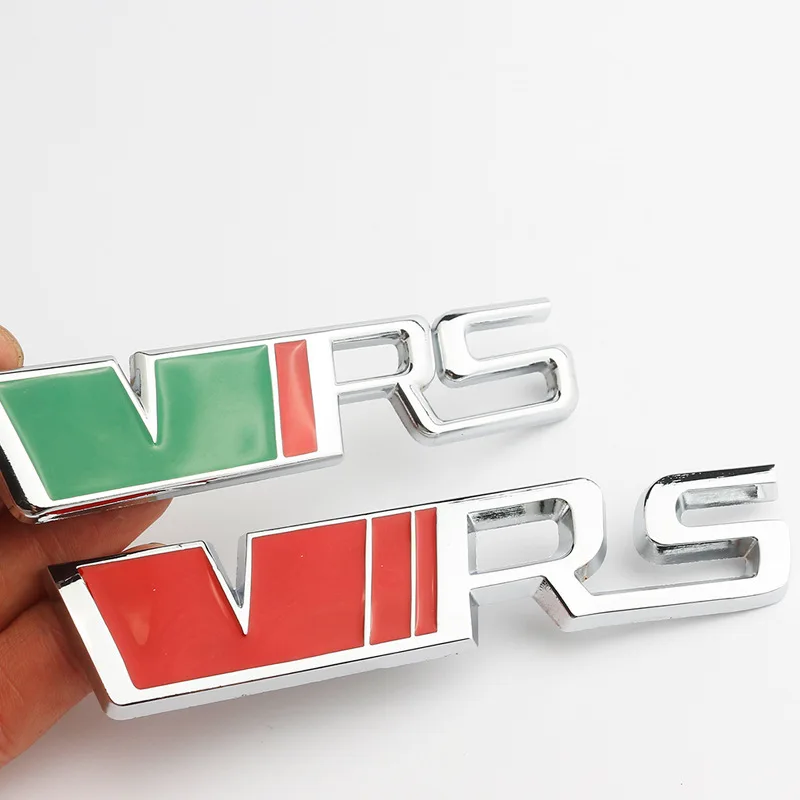 3d Metal Logo VRS Emblem Car Front Grill Badge Trunk Stiker For Skoda Octavia 3 2 A5 A7 MK3 MK2 Kodiaq Superb Fabia Accessories