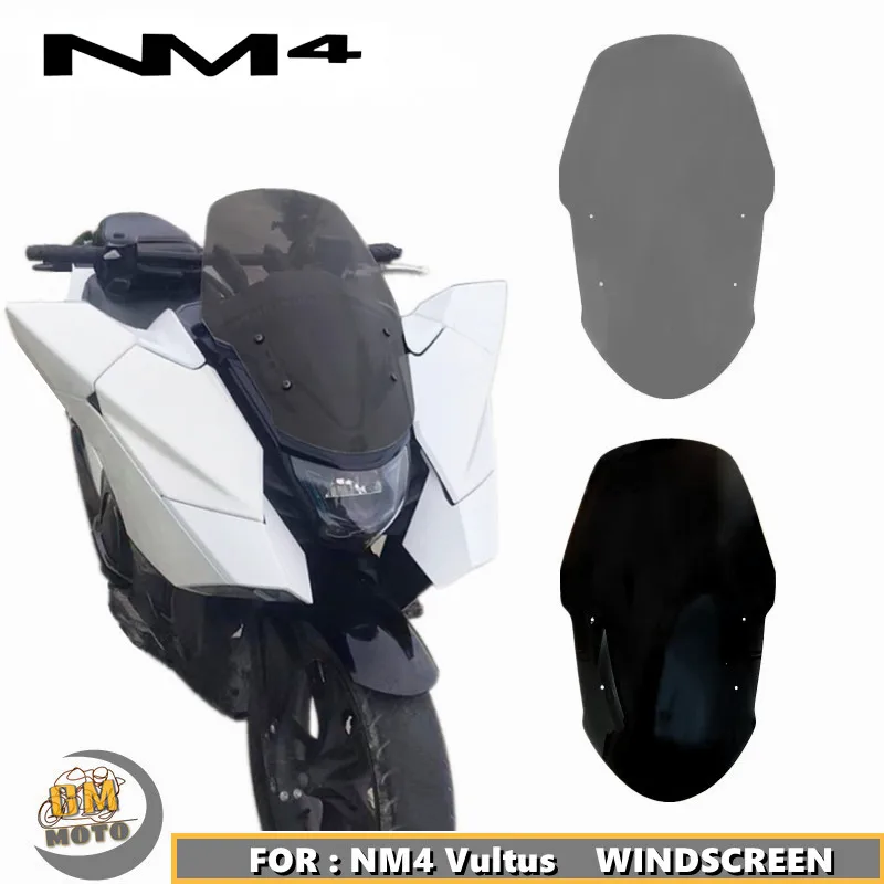 For HONDA DREAMWING NM4 Vultus Motorcycle Windshield Windscreen Windproof Screen NM4-01 Wind Shield NM4-02 Wind Screen Black