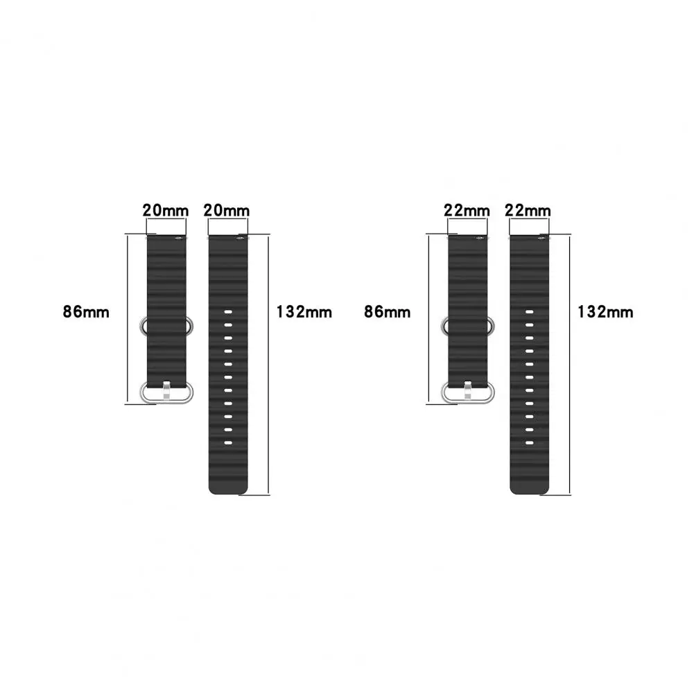 20mm/22mm Ocean strap For Apple watch band series 8 ultra smart watch iWatch serie 7 6 se 5 accessories
