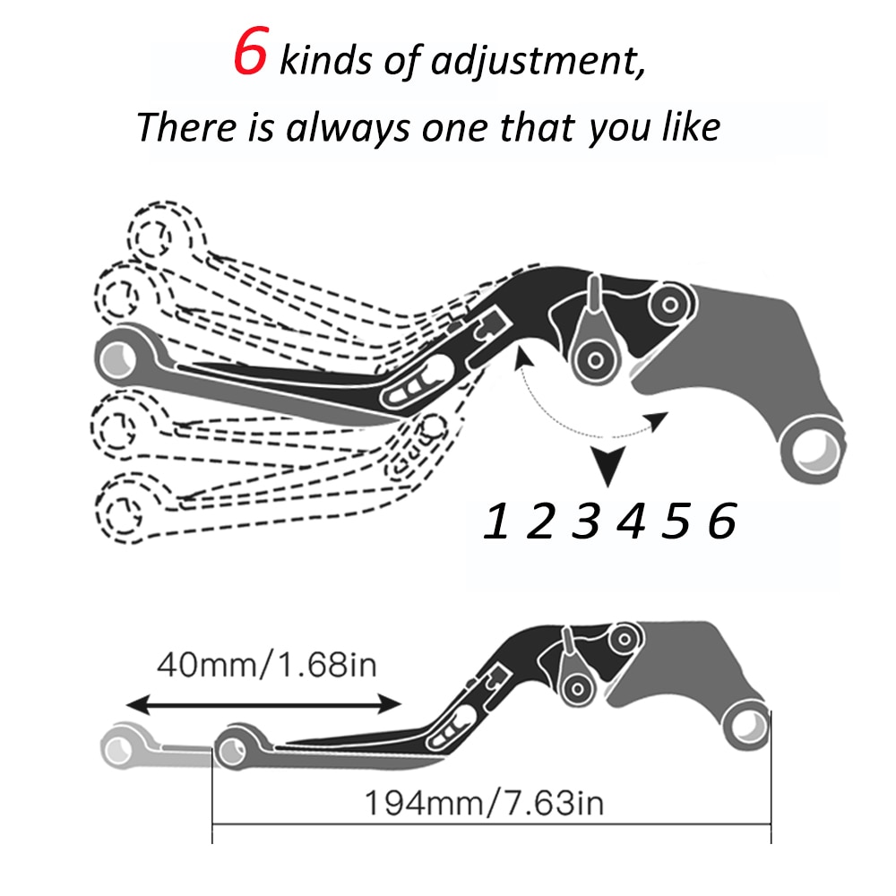 Motorcycle Brake Clutch Levers Handlebar Hand Grips ends For HONDA VFR800 VFR 800 2002-2017 2003 2004 2005 2007 2008 2009 2010 4be97