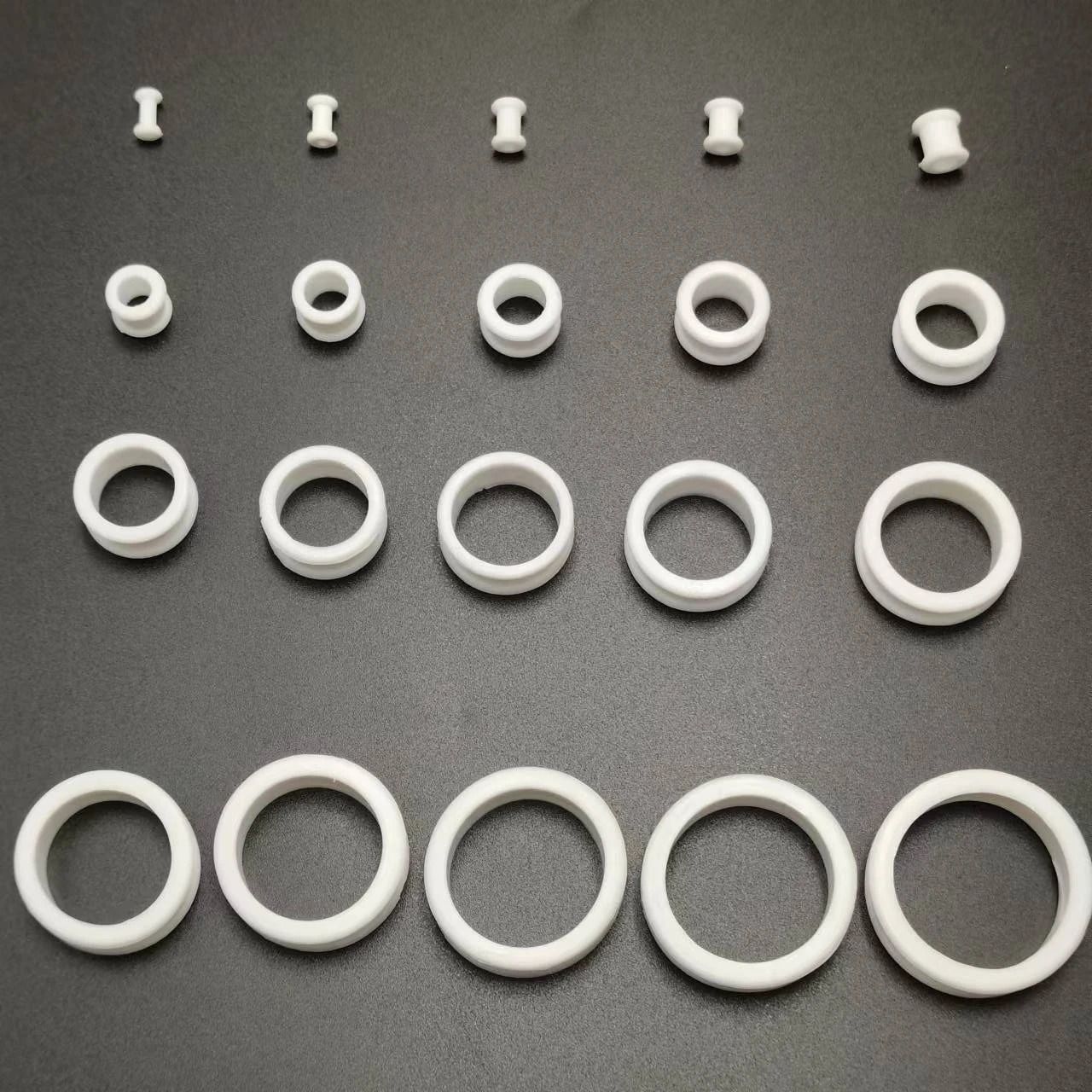 3-38mm large-sized hollow silicone flexible double wing flesh ear tunnel plug Phimosis stretching ring kit instrument extender 241108