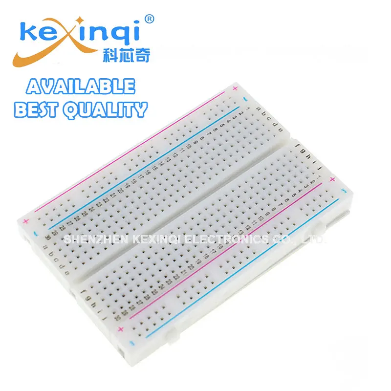 Bread 1PCS Board/breadboard Mini 8.5cm X 5.5cm 400 Holes Transparent/White DIY Electronic Experimental Universal PCB smile