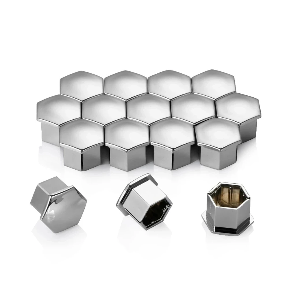 Rim Car Wheel Nut Cover Tyre Screw Cap For Peugeot 207 301 307 308 408 508 3008 Citroen C4l C5 C2 16 20 pcs Exterior Accessories smile