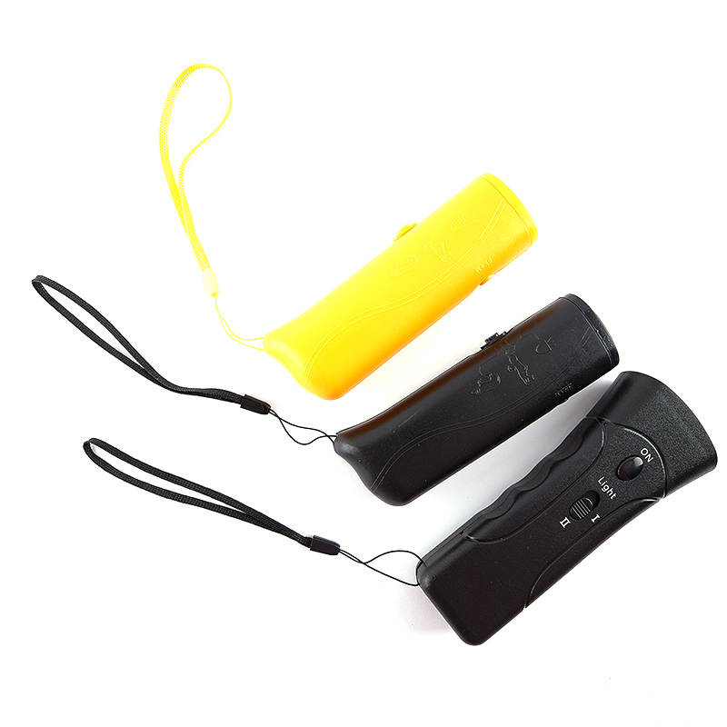 1pc Pet Dog Repeller Anti Barking Stop Bark Training Device Trainer LED Ultrasonic Anti Barking Ultrasonic Without Battery
