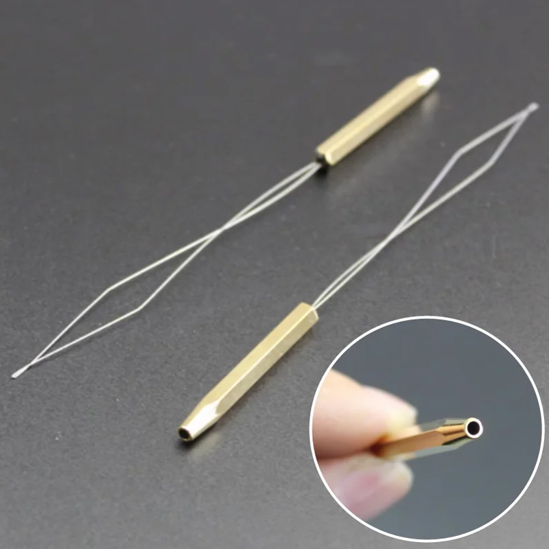 Thread Head ddmysmile Brass Cone Floss Spool Bobbin Holder Ceramic Tube Tip Protecting Lines Efficient Fly Fishing Tying Tools Smile