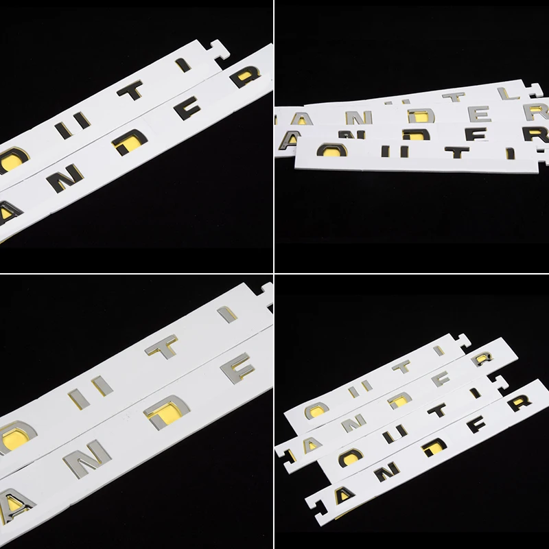 3D ABS Letters Car Hood Emblem For Mitsubishi Outlander Auto ddmysmile Front Head Alphabet Badge Styling Stickers Accessories Wording Smile