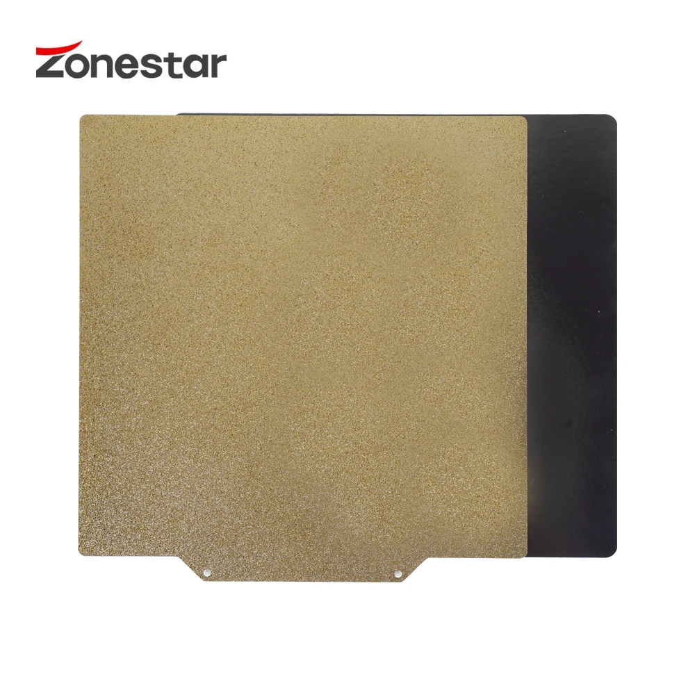 Spring PEI ZONESTAR 310mm Steel Sheet Hotbed Sticker Flexible Magnetic Easy Removal Base Applied to Z8 Z9 Z10 3D Printer Heatbed smile