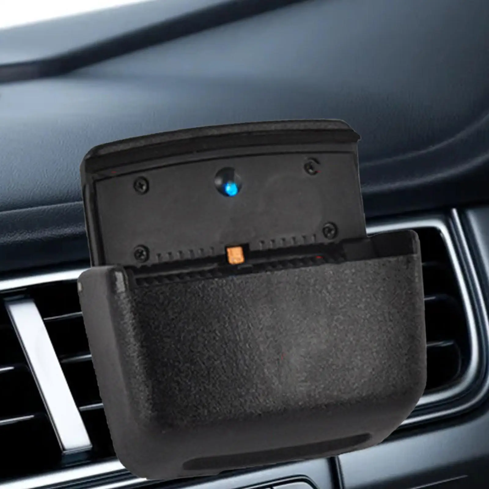 LED Car Ashtray With Light With Extinguishing Stripe Easy Clean ddmysmile Detachable Auto Ashtray Mini Car Trash Can For Home Office Smile