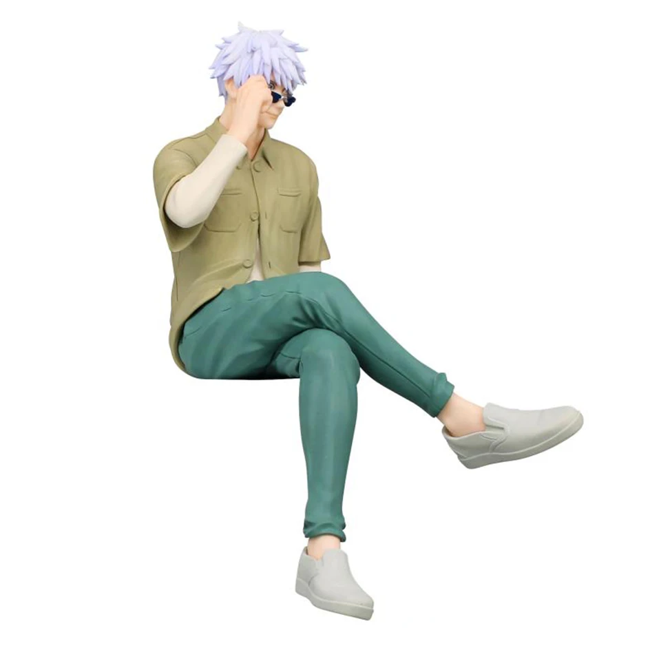 100% Original Genuine FuRyu Jujutsu Kaisen 10cm Gojo Satoru Noodle Stopper Figure For Boy Christmas Present