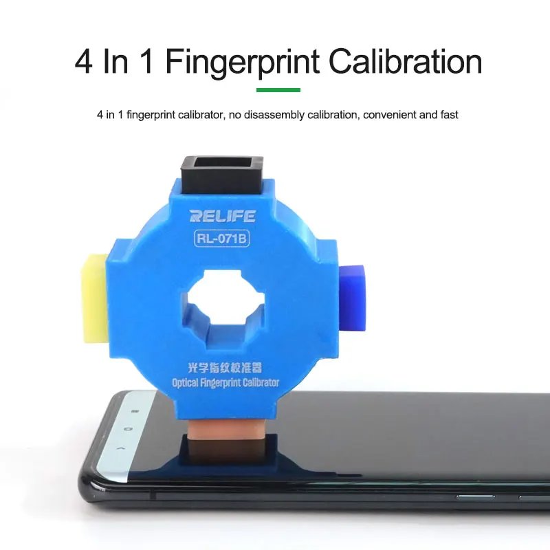 RELIFE RL-07 RL-071B RL-071 A4 Android Fingerprint Calibrator for HUAWEI XIAOMI Android Phone Optical Fingerprint Calibrator