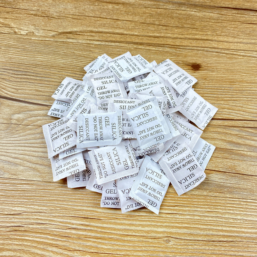 100 Packets Lot Silica Gel Sachets Desiccant Pouches Drypack Ship Drier and Kitchen Room Living Absorber Bag Clothes