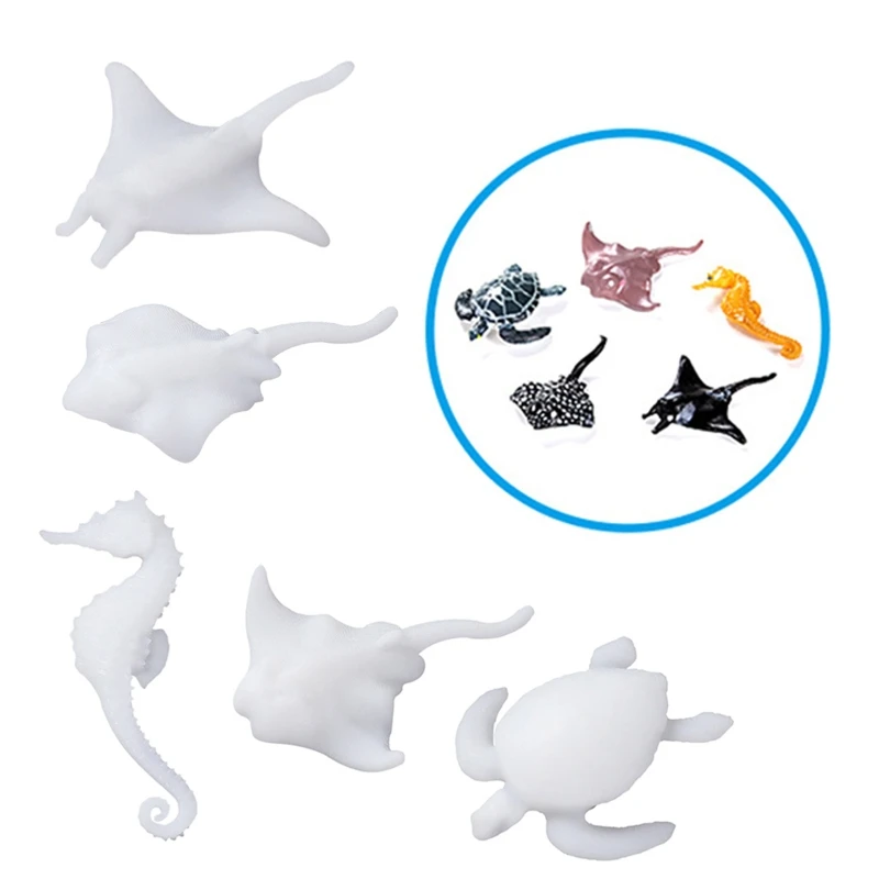 Micro Landscape Animal Model Resin Filling Handmade Sea for Turtle Fish Model Epoxy Filling Model Jewelry Making Supplie