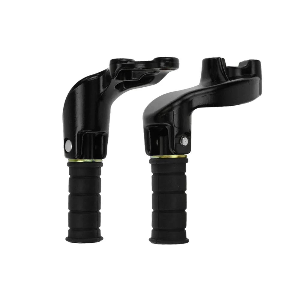 Motorcycle Passenger Footpegs Rear Footrest Mounting Bracket Pedal Black For Indian Scout Bobber 18-20 Sixty 16-20 Bobber Twenty