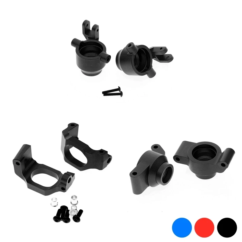 Blocks Metal Caster Steering Blocks ddmysmile C-Hubs Stub Axle Carriers 8937 8932 8952 For TRAXXAS MAXX Widemaxx 1/10 RC Car Upgrade Parts Smile