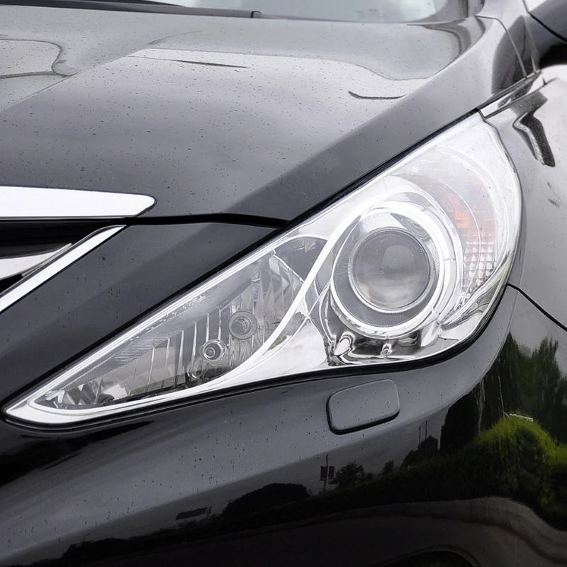 For Hyundai Sonata 2011 2012 2013 2014 2015 Accessoire Voitures Replace A Transparent PC Car Lights Shell Headlights Lens Cover