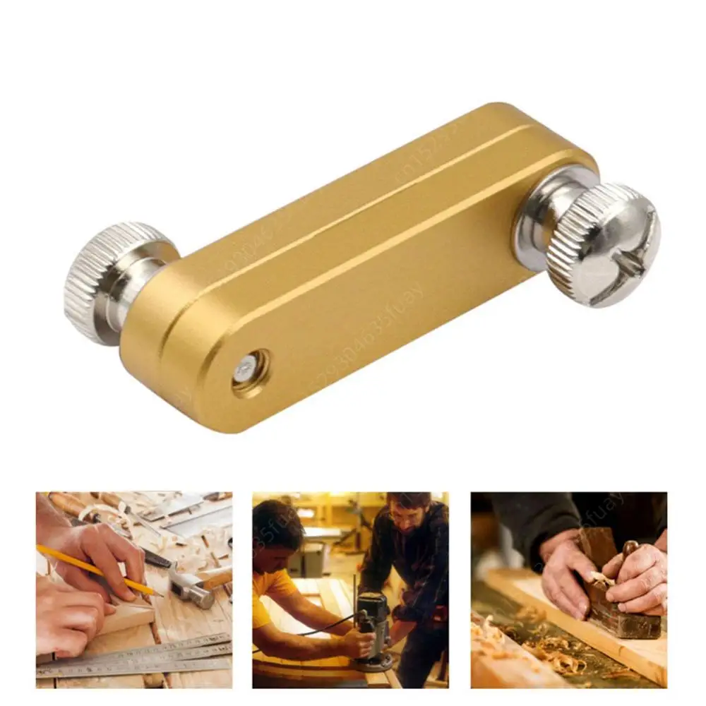 PCS Ruler 1-10 Steel ddmysmile Positioning Block Angle Scriber Line Marking Gauge Aluminum Alloy Adjustable Ruler Positioning Limit Block Smile