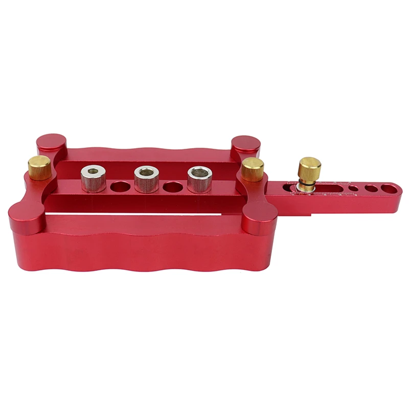 Self-centering Woodworking Doweling Jig Kit 6/8/10mm Drill 2025 Guide Wood Dowel Puncher Locator new For Household Carpentry Tools
