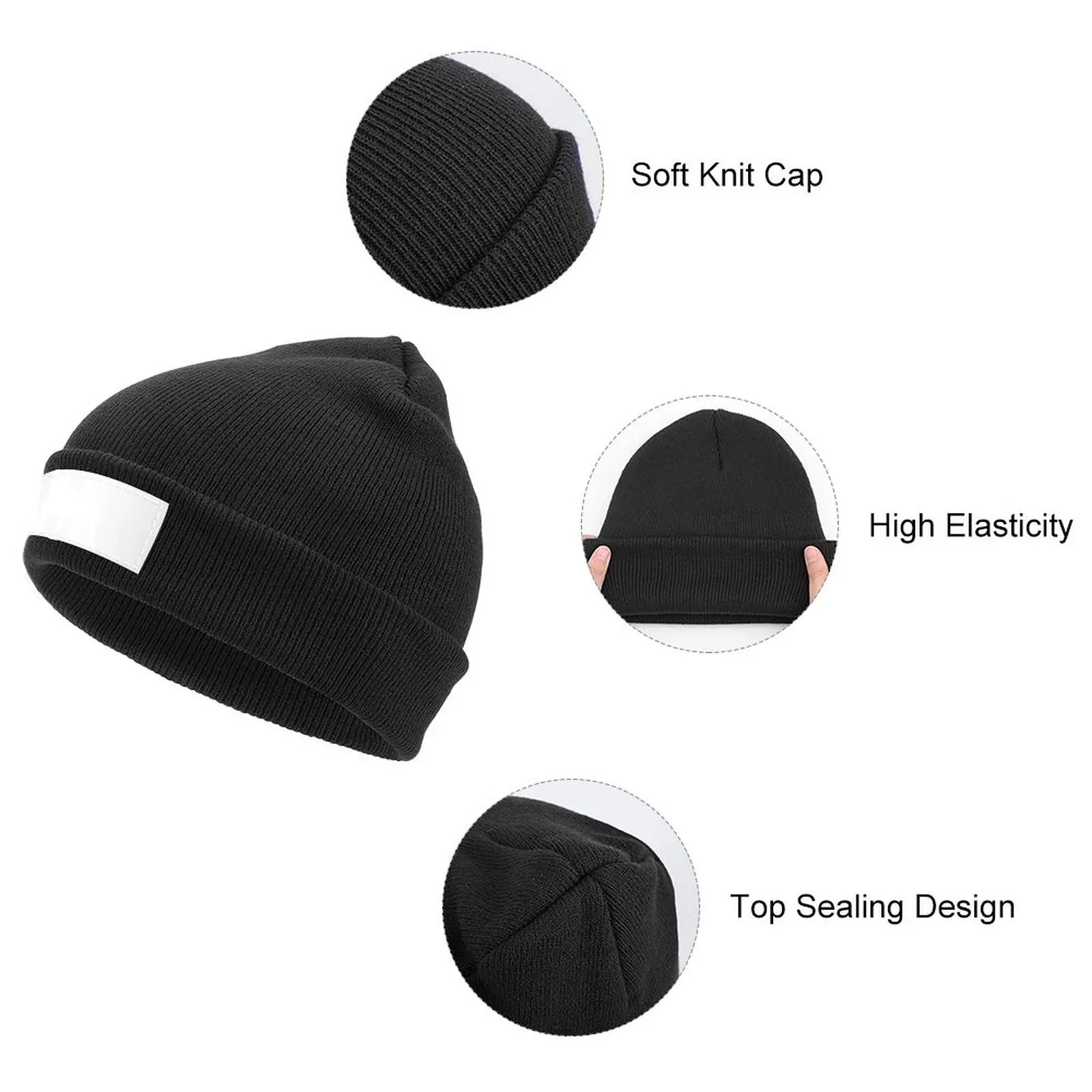 Staffordshire Bull Terrier Silhouette(s) Knitted Hat Sunhat Hats Hat Man Women's