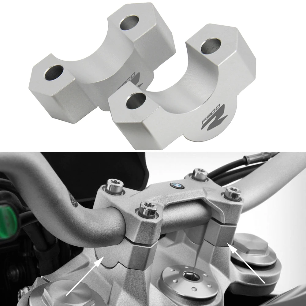 Motorcycle Handlebar Risers For BMW F850GS F900R F900XR Handle Bar Riser Clamp Extend Handlebar Adapter Mount