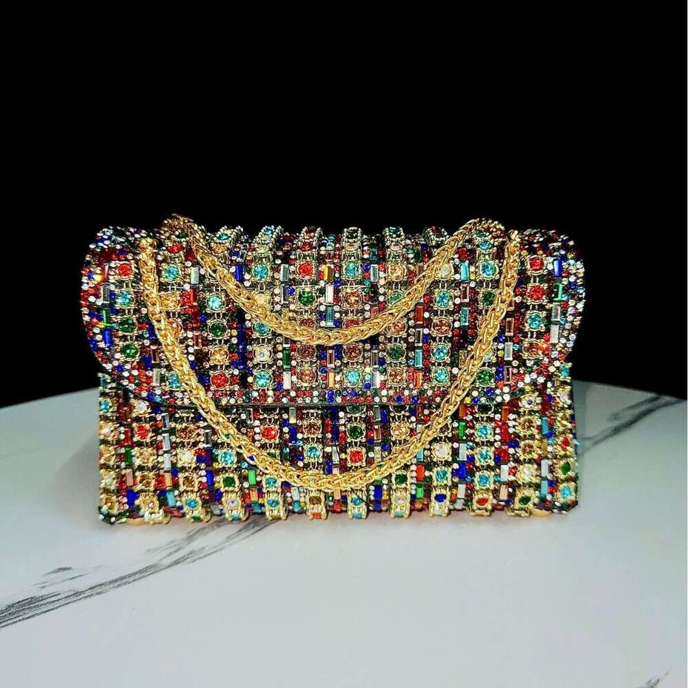 Luxurious Women's Evening Handbag - Exquisite Rhinestone Embellishments,Perfect for Banquet, Party, and Formal Occasions, Elegant Style Purse for