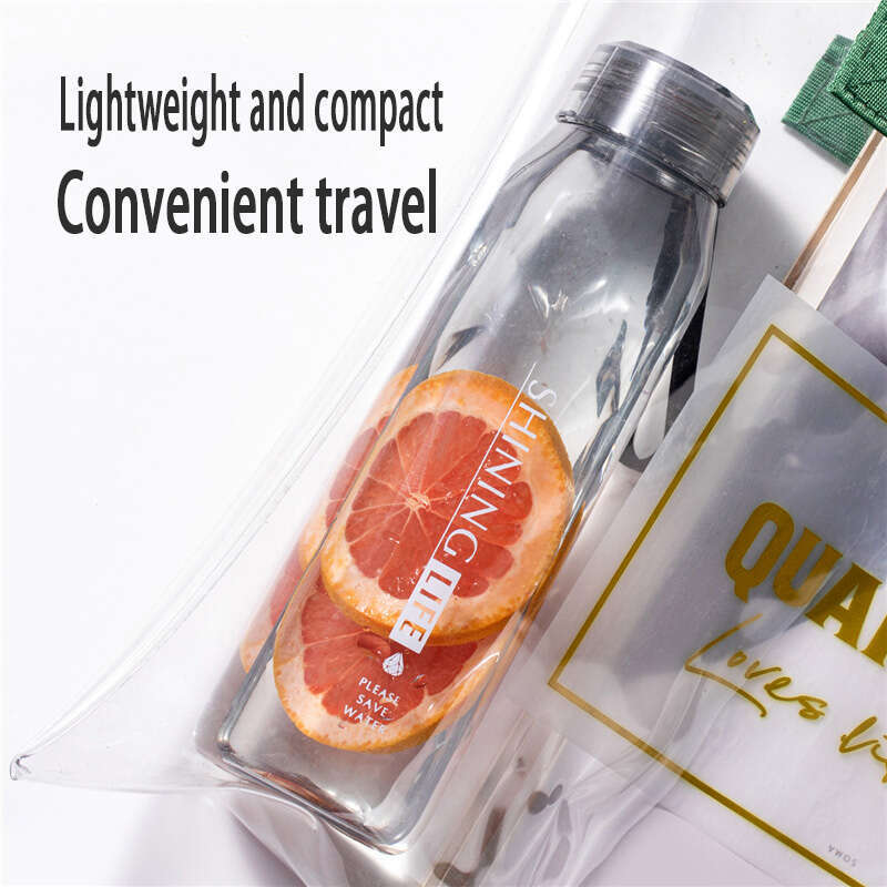 Custom 570ml Large capacity water for men and women student movement Portable plastic Simple summer ins casual cup