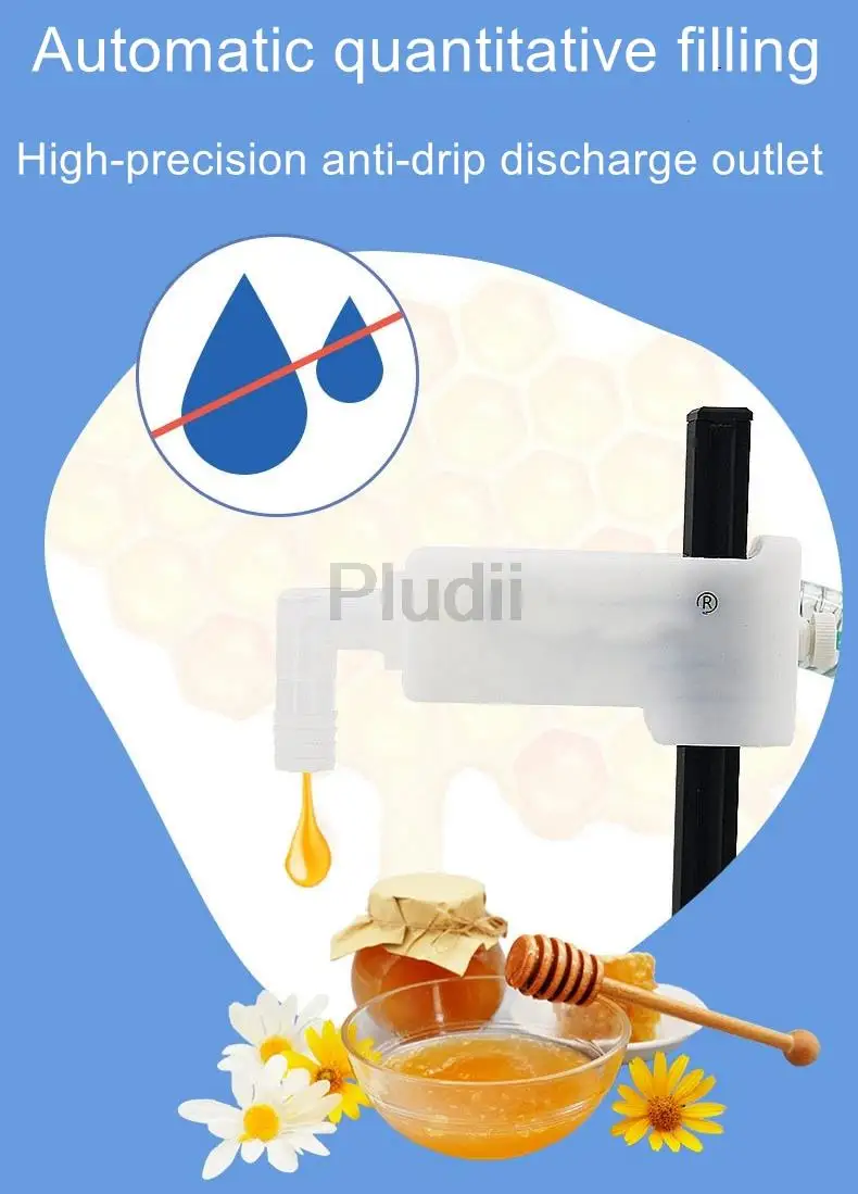 And Automatic CNC Weighing Quantitative Filling hine Juice Milk Honey Tahini Paste Pear Oil Viscous Fluid Filling hine smile