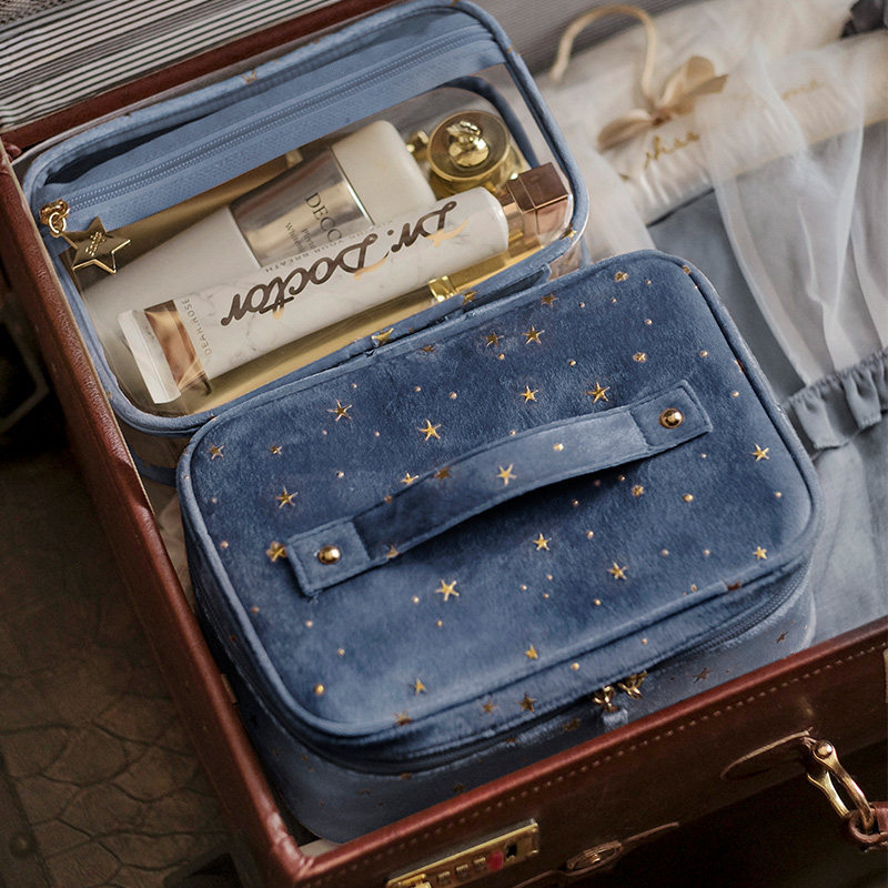 Toiletry Organize Case Storage Waterproof Veet Travel Cosmetic Portable Scrubba Bag ddmysmile Zipper Makeup Pouch Case Female Wash Kit Smile