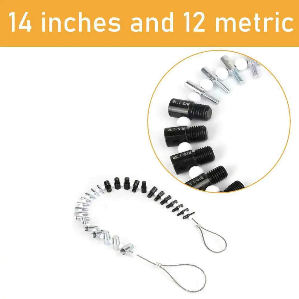 Metric Nut Imperial Bolt Screw Thread Checking Checker 26 Male/Female Size Gauge smile