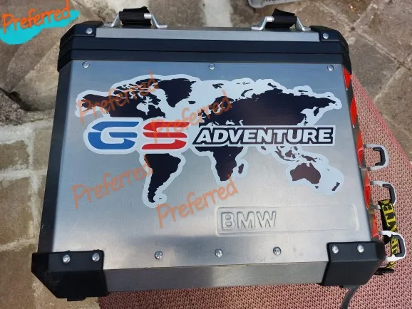 Hot F850 R1200 GS R1250 Motorcycle Sticker Adventure Decal Side Case Box Stickers for R1200gs R1250gs F800gs F850gs R1150gs GSA